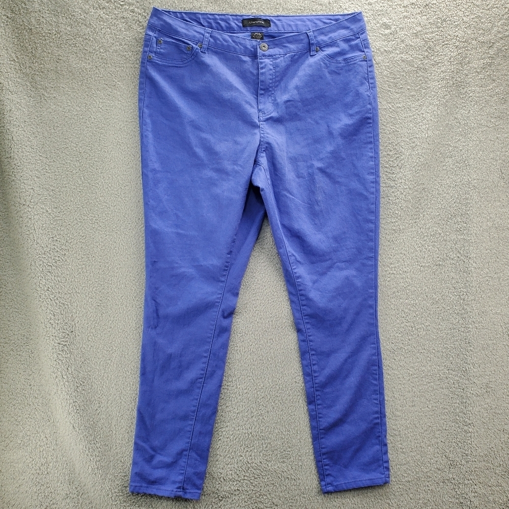 Ashley Stewart Womens Pants Size 20 Blue